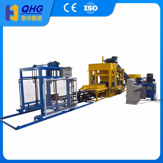 Qt8-15 Full Automatic Hydraulic Color Paver Interlocking Building Hollow Solid Fly Ash Sand Cement Concrete Block Brick Making Machine with Lowest Price