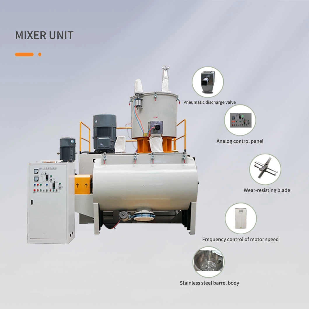 Plastic Auxiliary Machine Hot and Cooling PVC WPC Mixing Machine