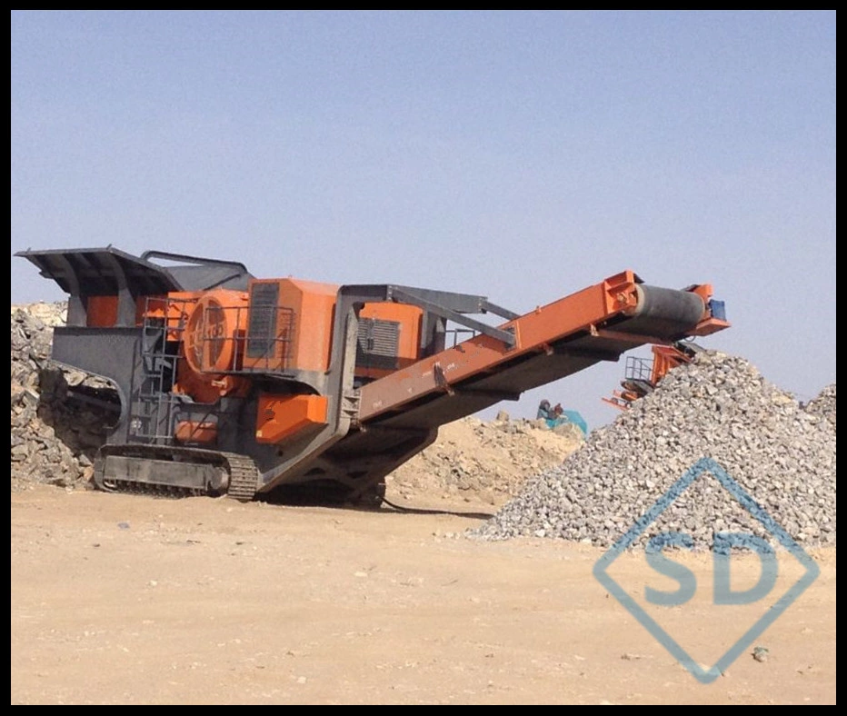 Mobile/Movable Impact Crusher Station for Waste Construction Materials