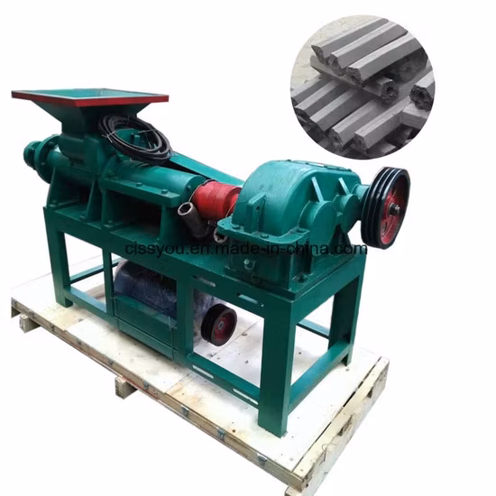 중국 공장 숯 석탄 분말 연탄 압출기 만드는 기계 (WSMB)